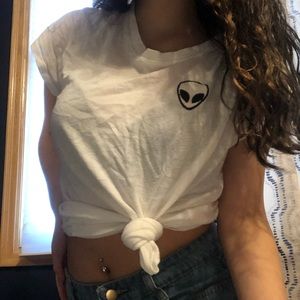 brandy Melville alien t shirt